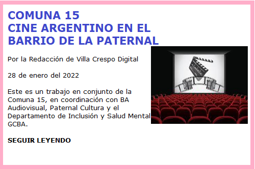 CINE COMUNA 15